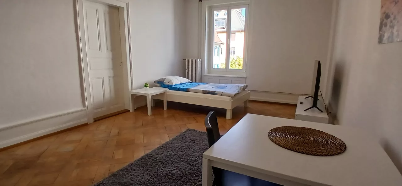 Vue agrandie de la chambre à coucher