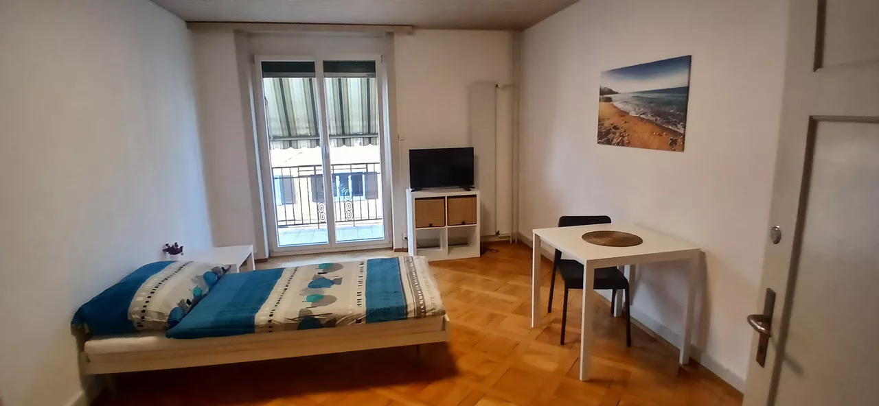 Vue agrandie de la chambre à coucher