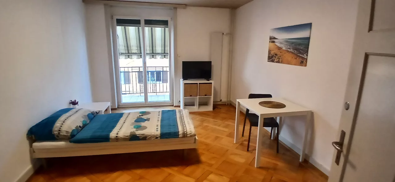 Vue agrandie de la chambre à coucher