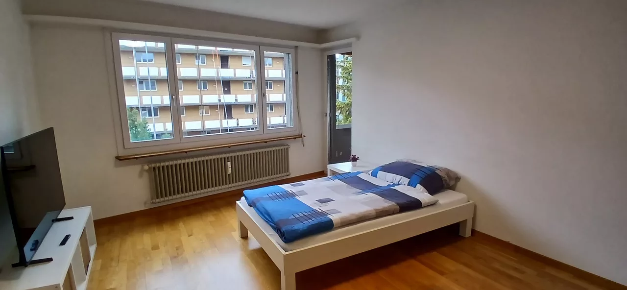 Vue agrandie de la chambre à coucher