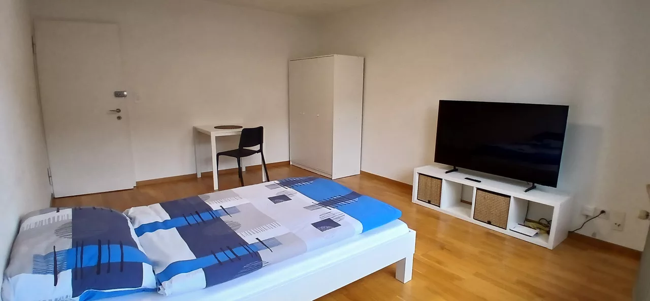 Vue agrandie de la chambre à coucher